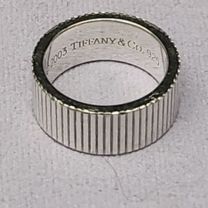 Tiffany & Co. Sterling Silver Coin Edge Ring